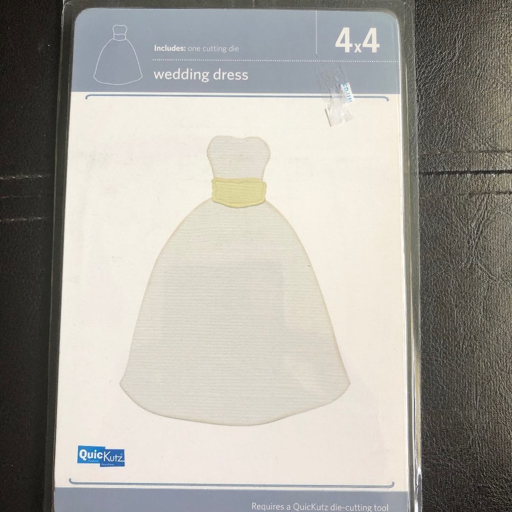 QuicKutz Wedding Dress Diecut *EUC*